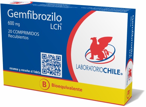 Gemfibrozilo 600 mg