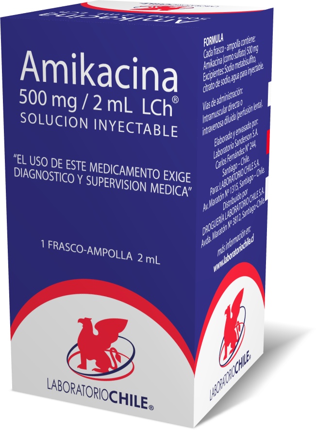 Amikacina 500 mg / 2 mL