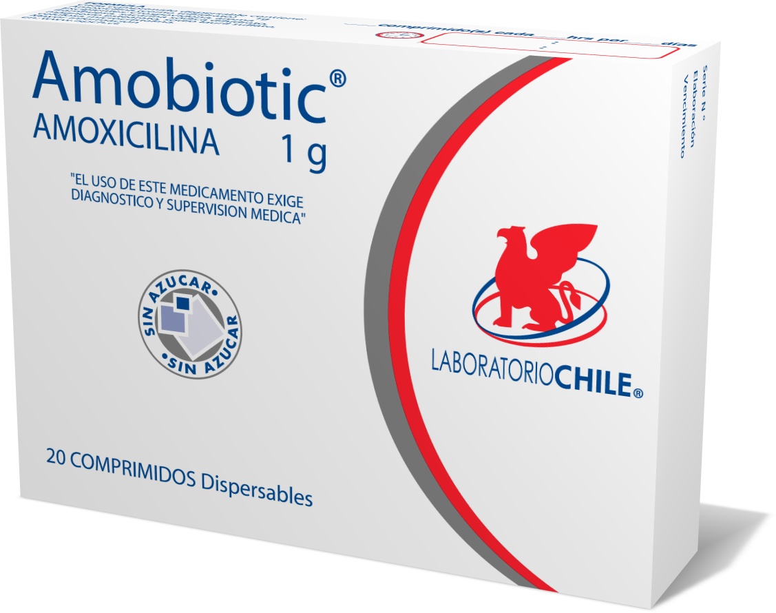 Amobiotic 1 G Laboratorio Chile Teva