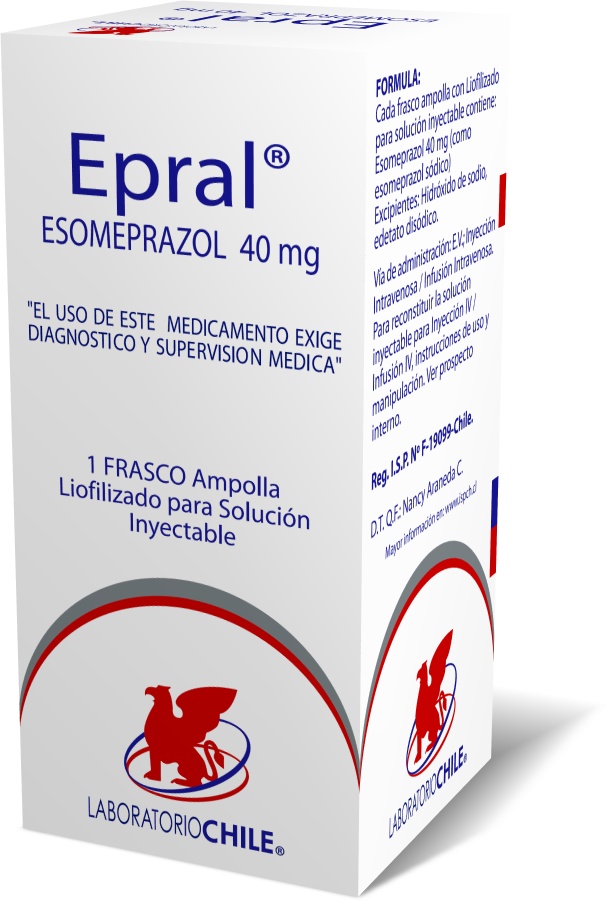 Epral 40 mg Frasco Ampolla
