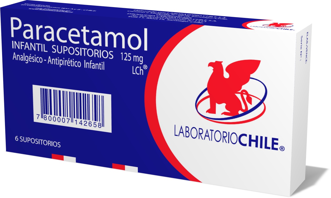 Paracetamol Infantil Supositorios 125 mg