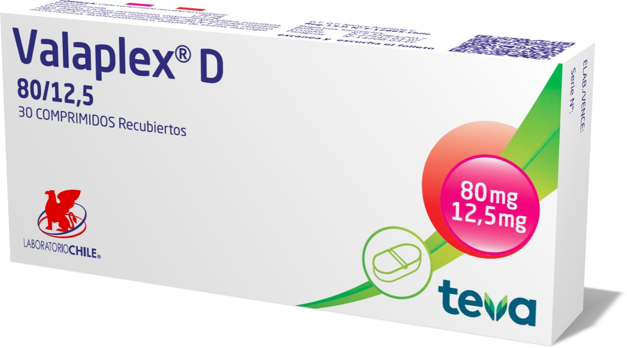 Valaplex D 80 / 12,5 mg
