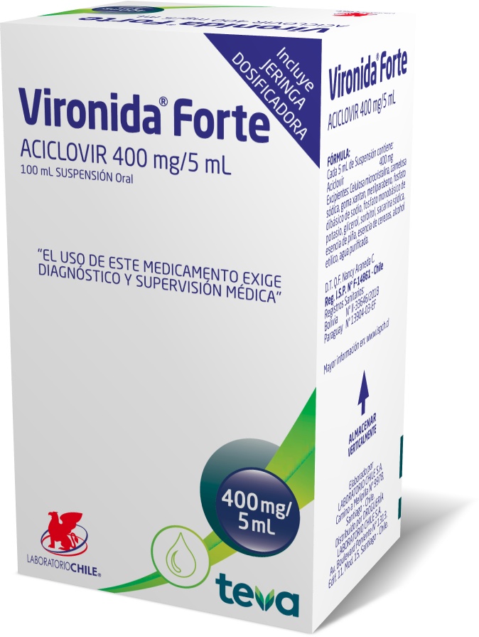 Vironida Forte 400 mg / 5 mL