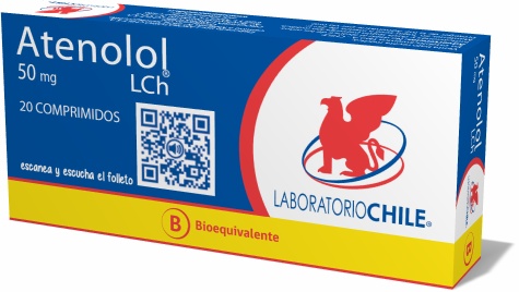 Atenolol 50MG 20C bioequivalente