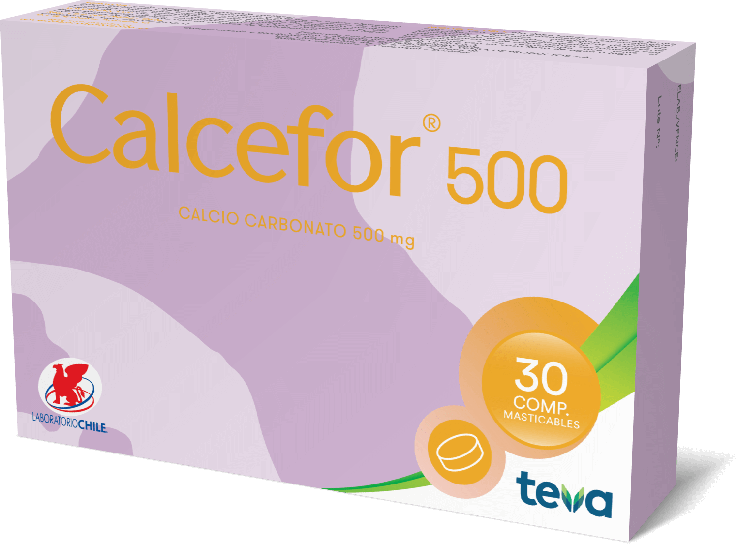 Calcefor 500 - 30 comprimidos
