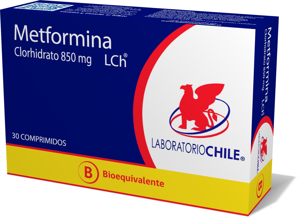 Metformina 850 mg | Laboratorio Chile | Teva
