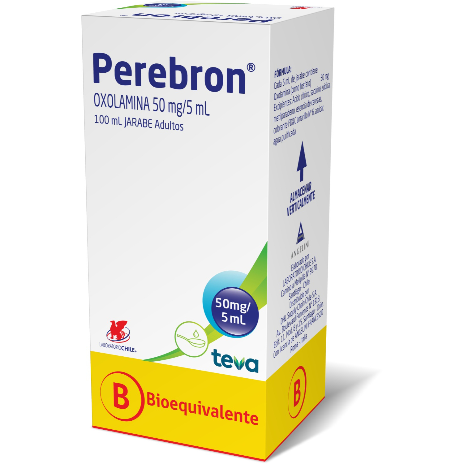 Perebron Adulto 50 mg / 5 mL