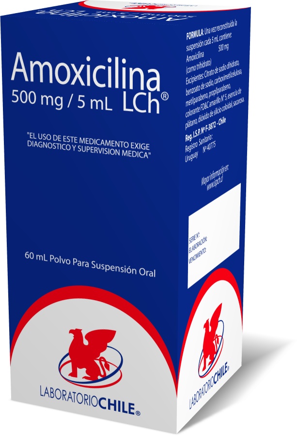 Amoxicilina 500 mg / 5 mL