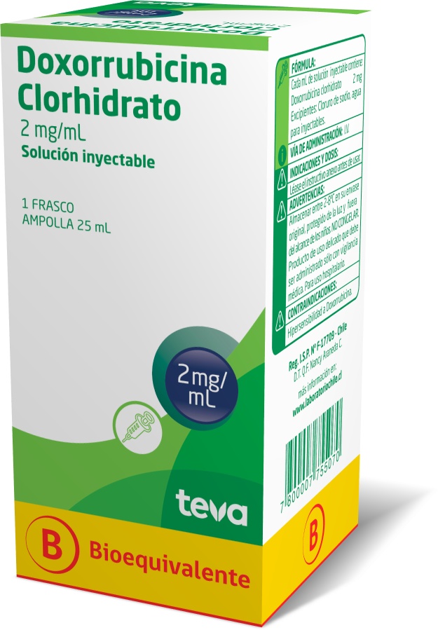 Doxorrubicina Clorhidrato 2 mg / mL