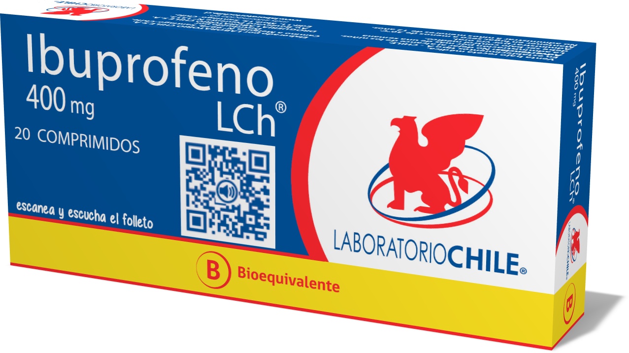 Ibuprofeno 400 mg - Laboratorio Chile | Teva