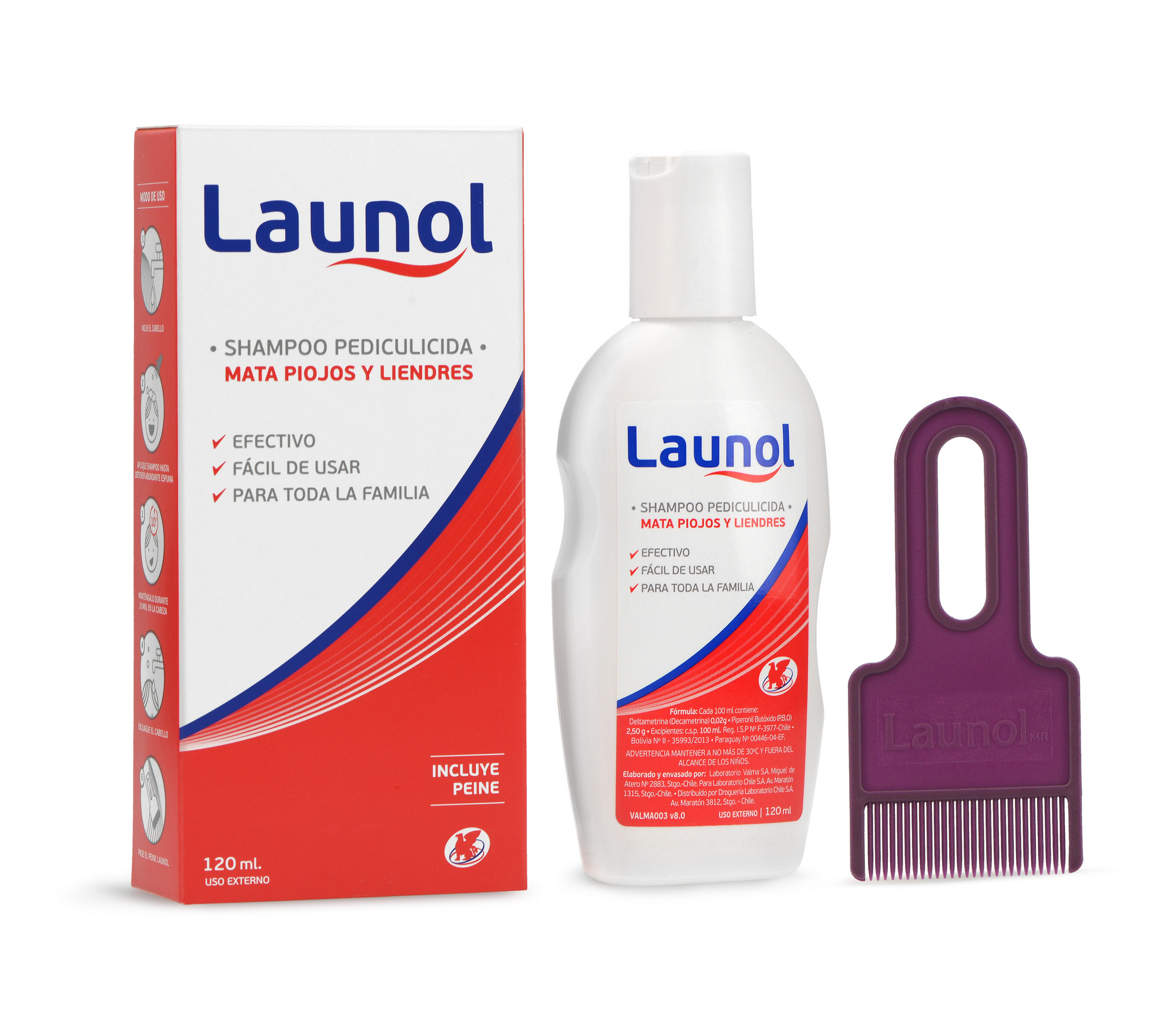 Launol Shampoo Laboratorio Chile Teva