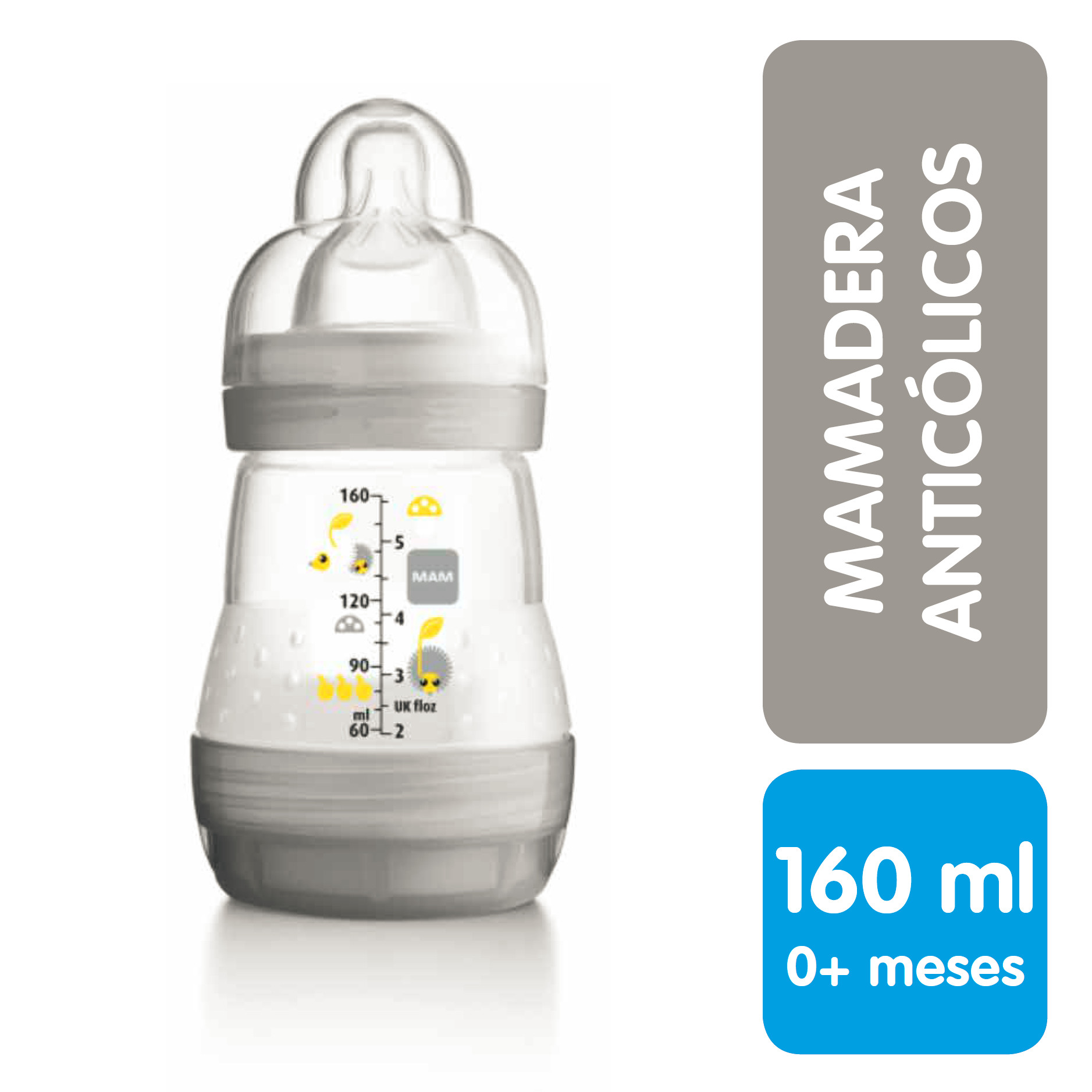 Mam Mamadera Anticólicos 160 mL - Laboratorio Chile