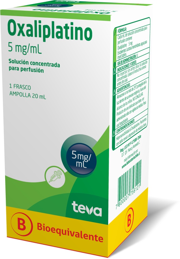 Oxaliplatino 5 mg / 20 mL