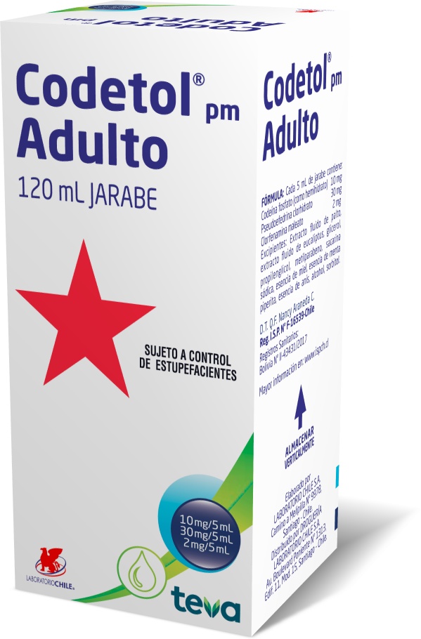 Codetol pm Adulto - Laboratorio Chile | Teva