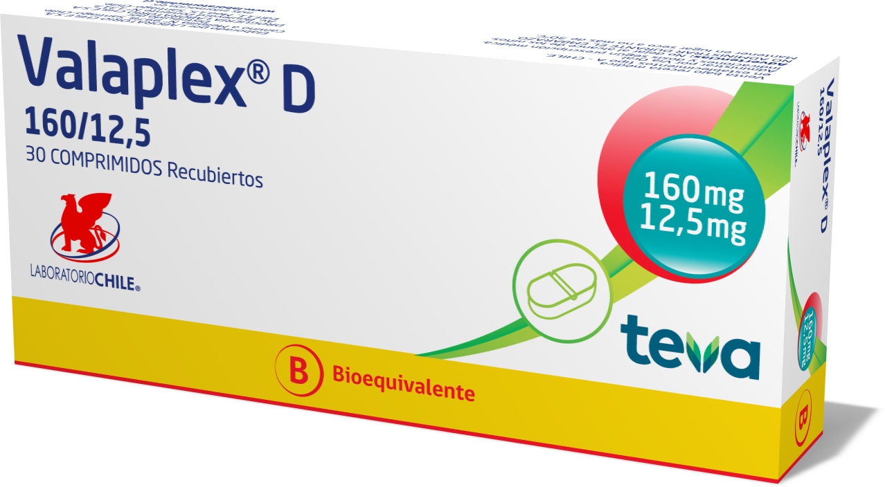 Valaplex D 160 / 12,5 mg