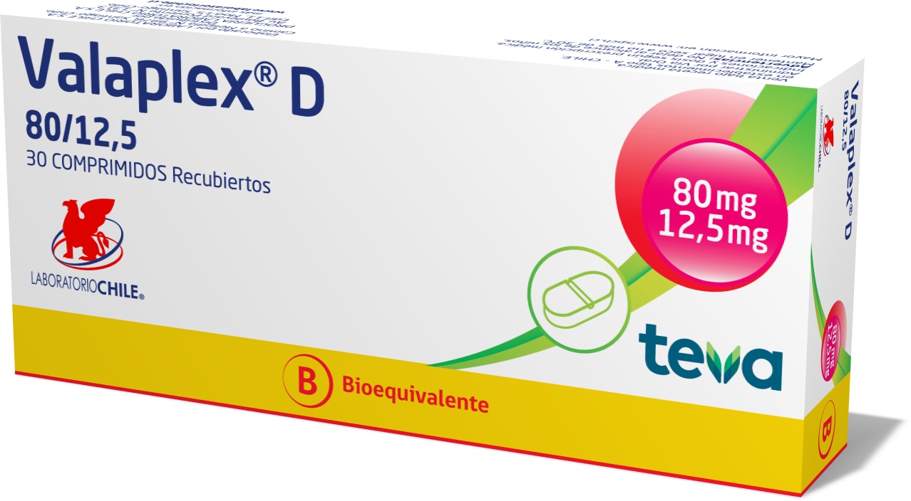 Valaplex D 80 / 12,5 mg