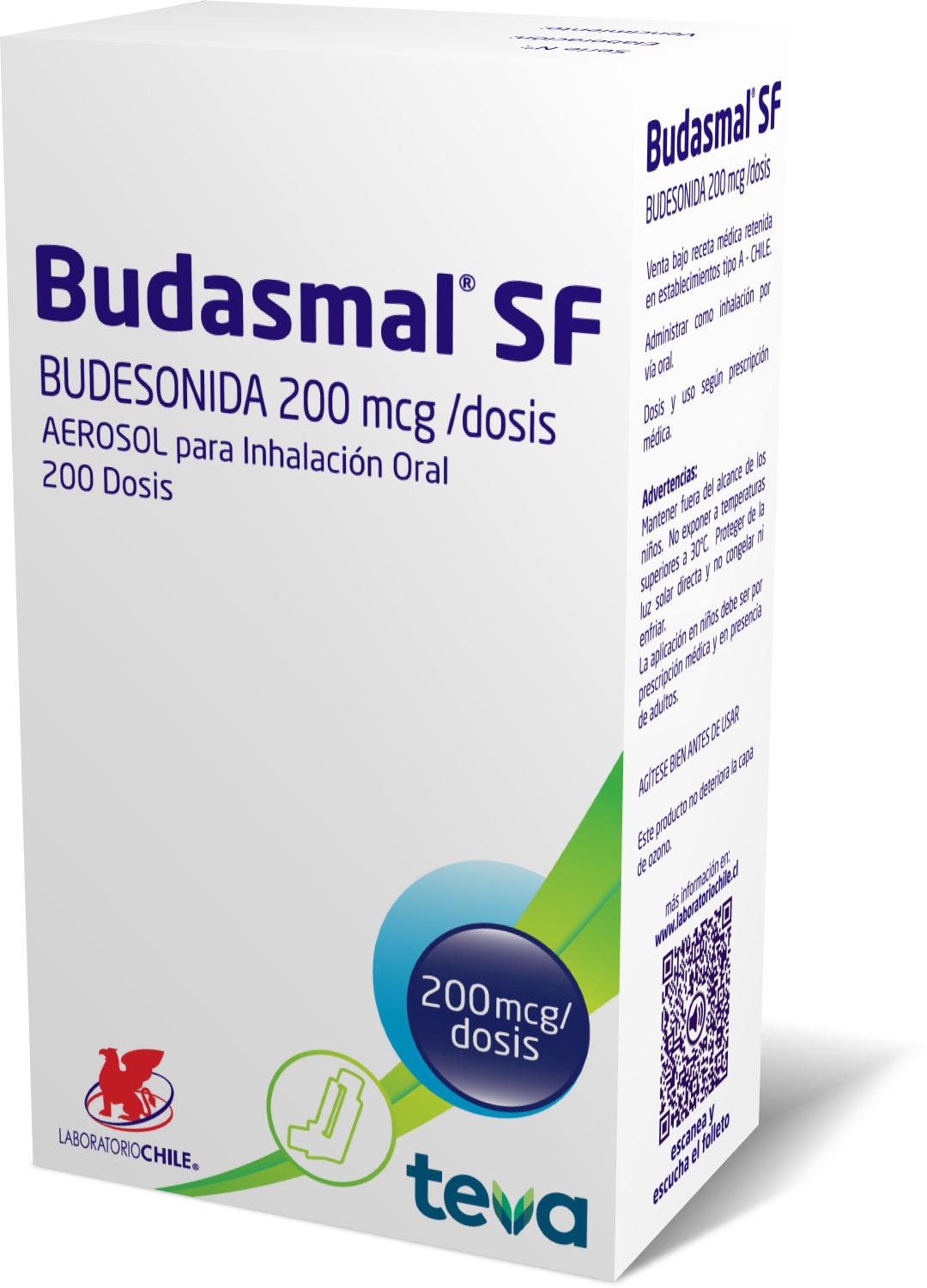 Budasmal SF 200 µg - Laboratorio Chile | Teva