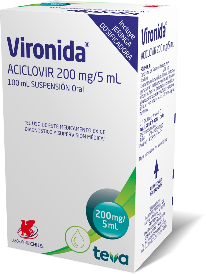 Vironida 200 mg / 5 mL