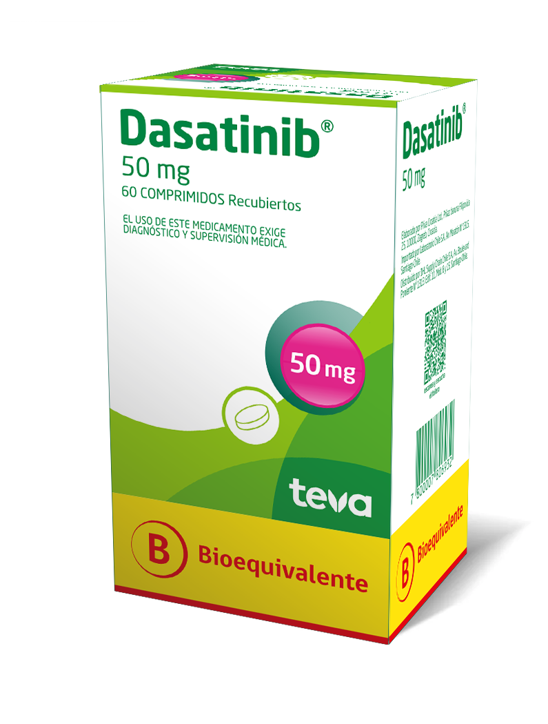 Caja de Dasatinib de 50 mg