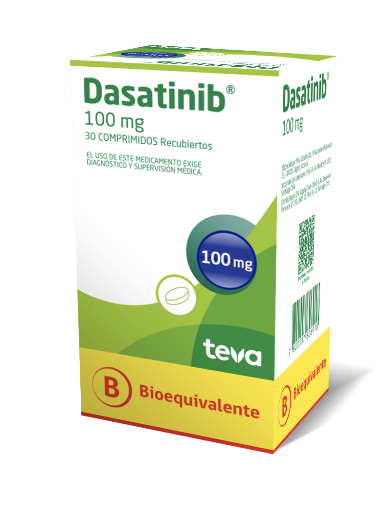 Caja de Dasatinib de 100 mg